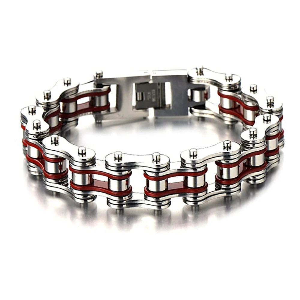 Motorcycle Stainless Steel Chain Bracelet
