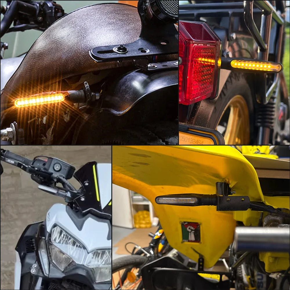 Motorcycle Rear Flowing Led Turn Signals