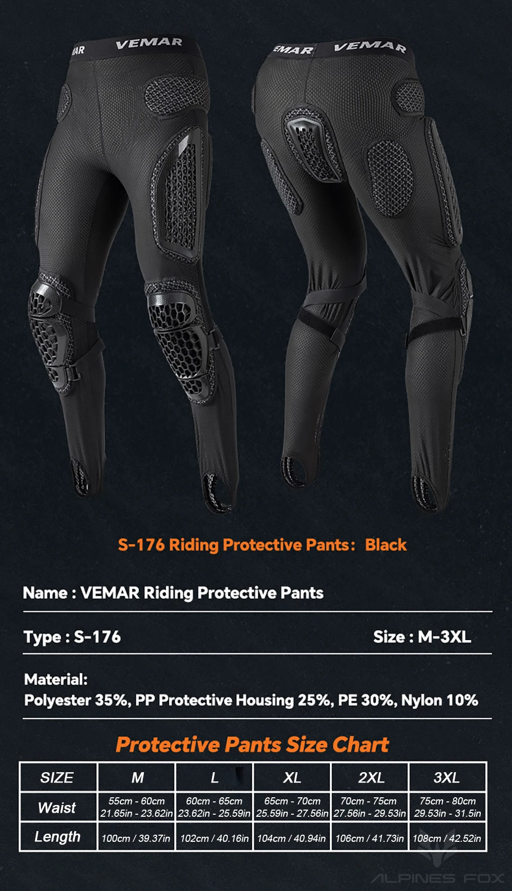 VEMAR Unisex Motorcycle Body Armor