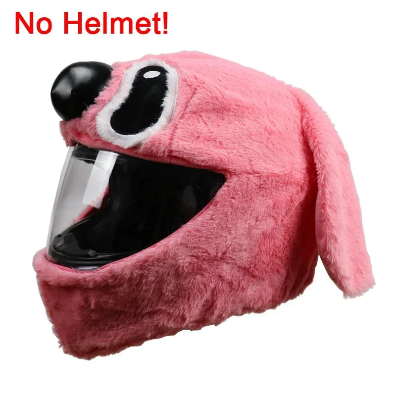 Motorcycle Helmet Cartoons Plush Helmet Cover