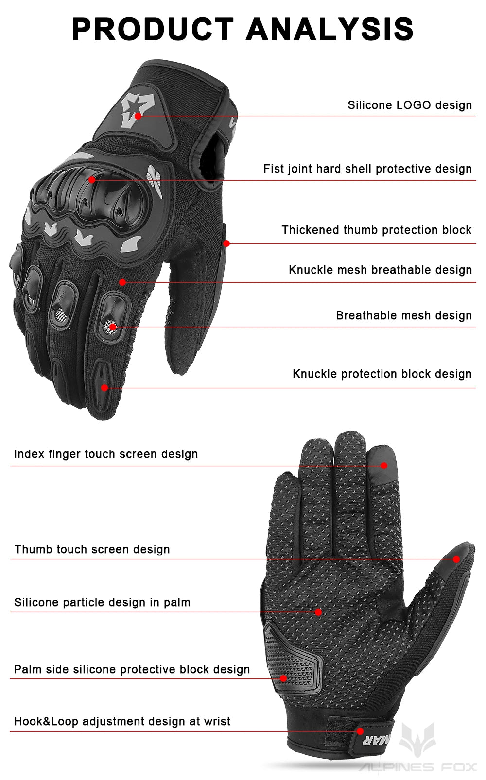 VEMAR Summer Motorcycle Gloves