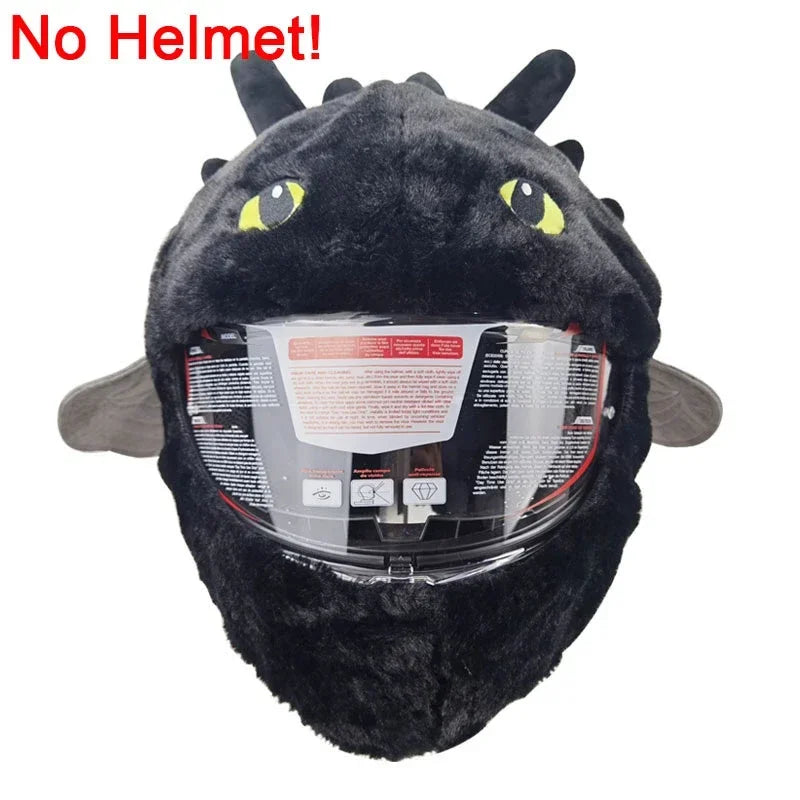Motorcycle Helmet Cartoons Plush Helmet Cover