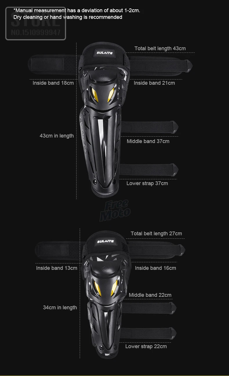 Motocross Knee/Elbow Pads Protection Gear