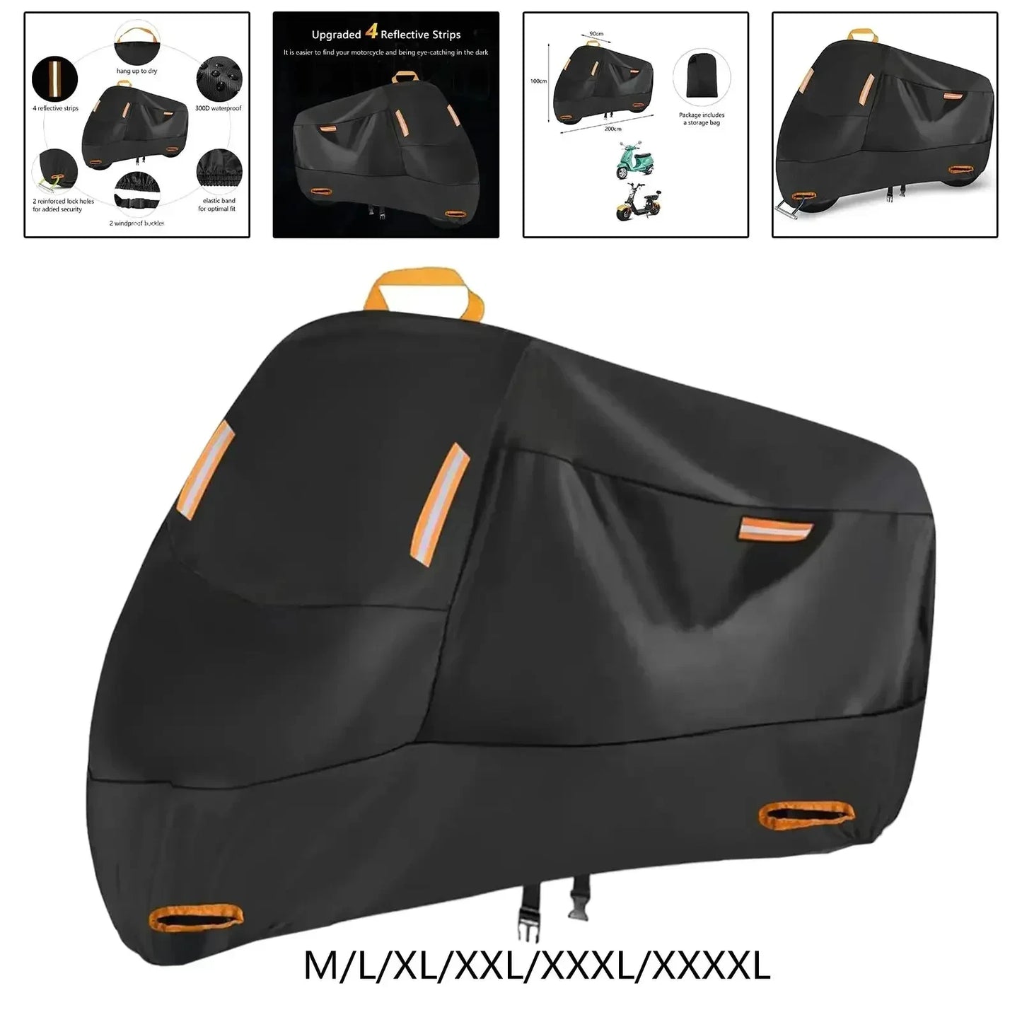 Outdoor Motorcycle Waterproof Thickened Polyester Cover