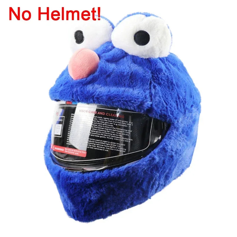 Motorcycle Helmet Cartoons Plush Helmet Cover