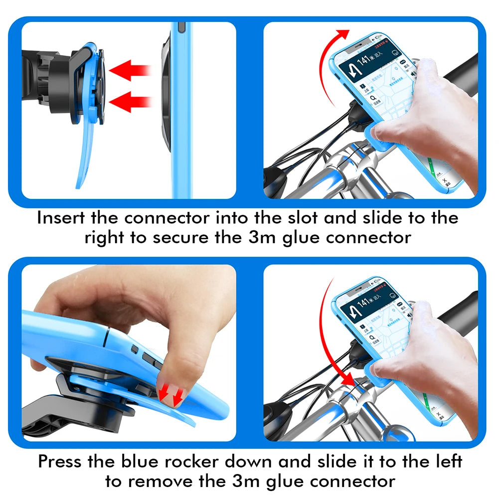 Motorcycle Handlebar Phone Holder Bracket