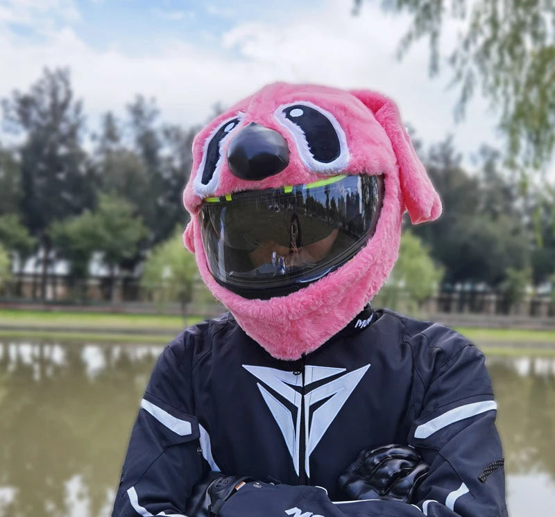Motorcycle Helmet Cartoons Plush Helmet Cover