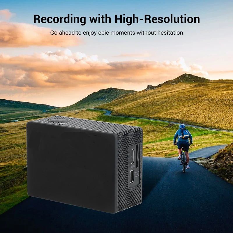 Ultra HD 4K/30fps WiFi 2.0-inch 170D Waterproof Helmet Video Recording Action Camera