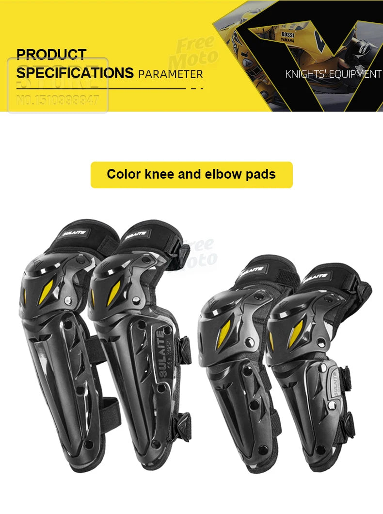 Motocross Knee/Elbow Pads Protection Gear