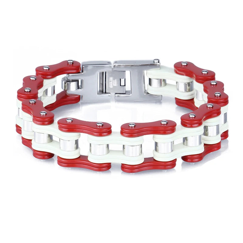 Motorcycle Stainless Steel Chain Bracelet