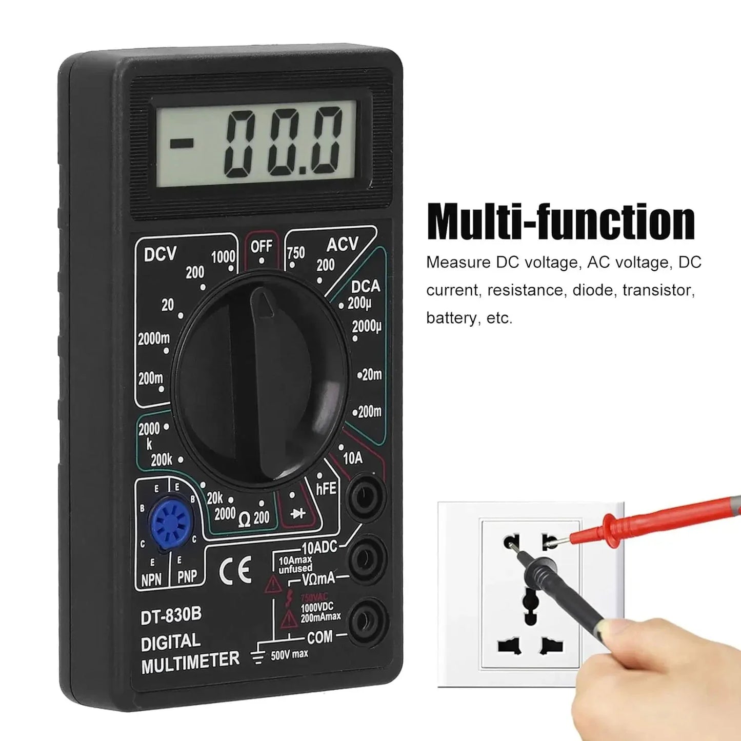 Digital Multimeter Portable Tester