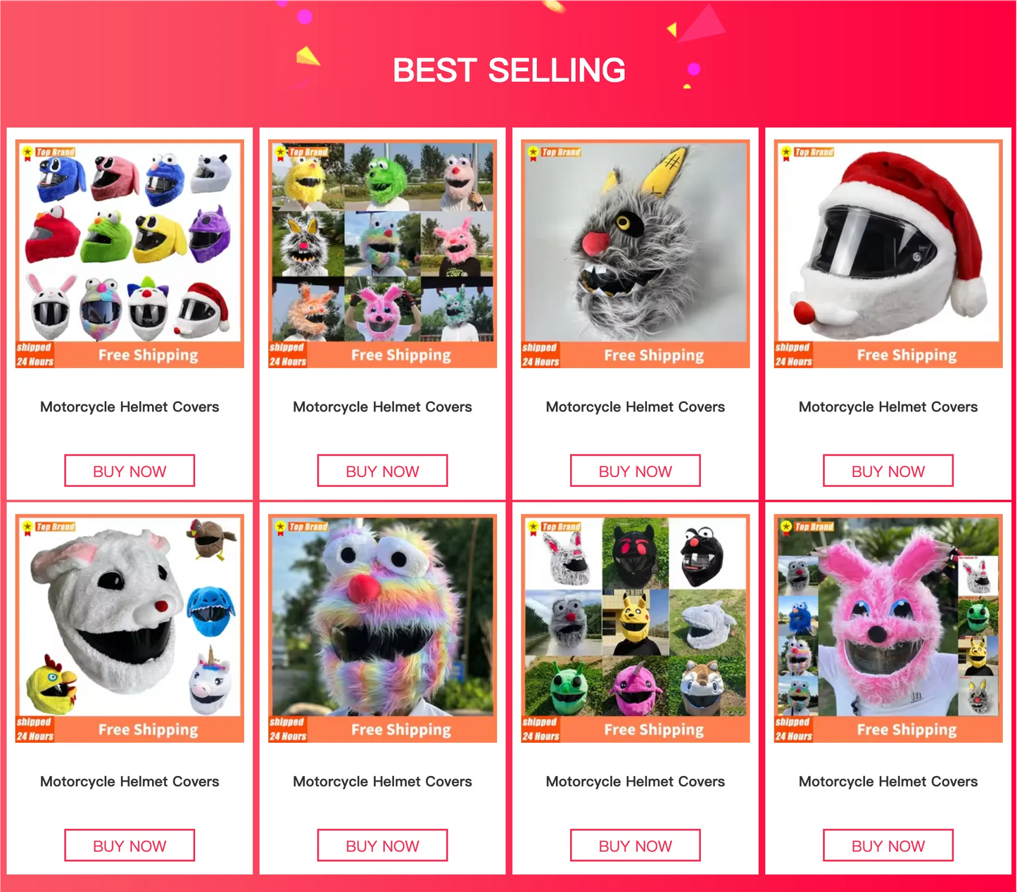 Motorcycle Helmet Cartoons Plush Helmet Cover