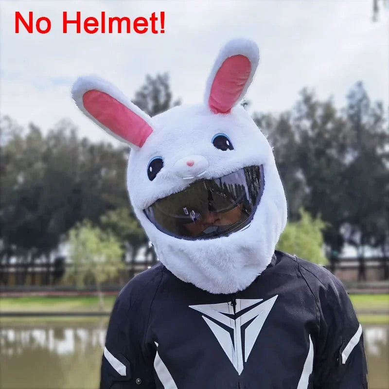 Motorcycle Helmet Cartoons Plush Helmet Cover