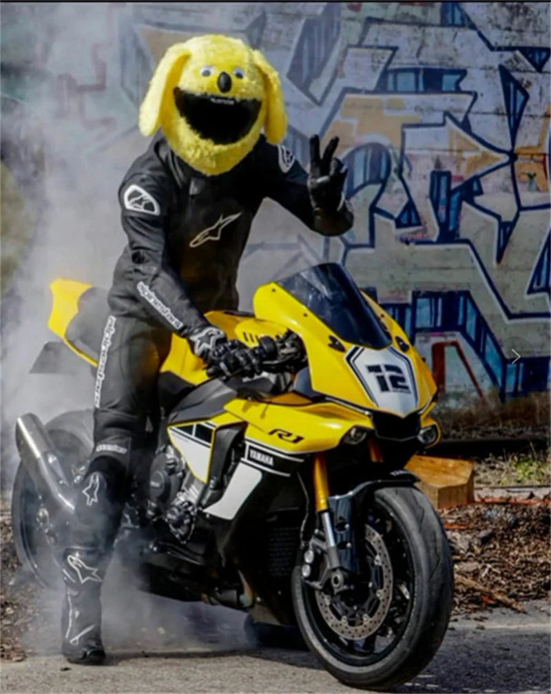 Motorcycle Helmet Cartoons Plush Helmet Cover
