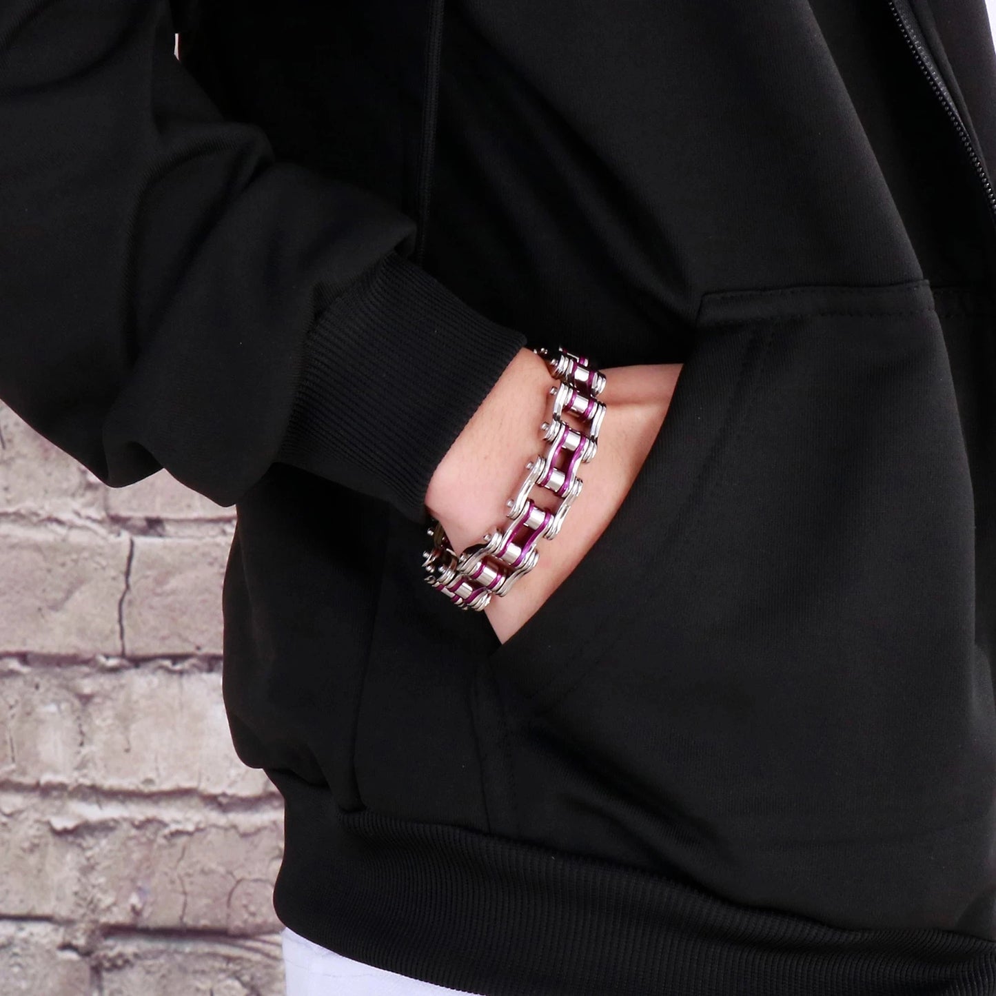 Motorcycle Stainless Steel Chain Bracelet