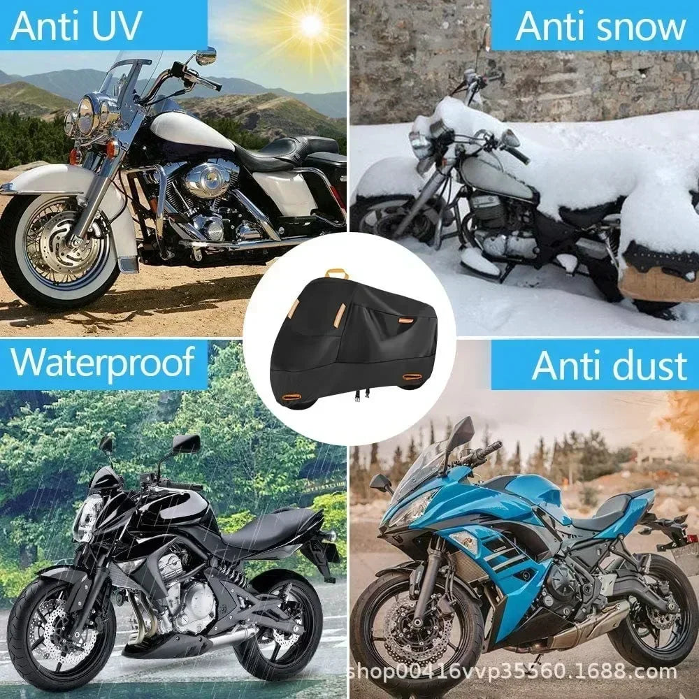 Outdoor Motorcycle Waterproof Thickened Polyester Cover