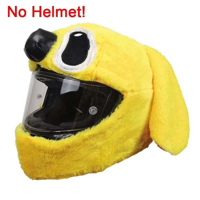 Motorcycle Helmet Cartoons Plush Helmet Cover