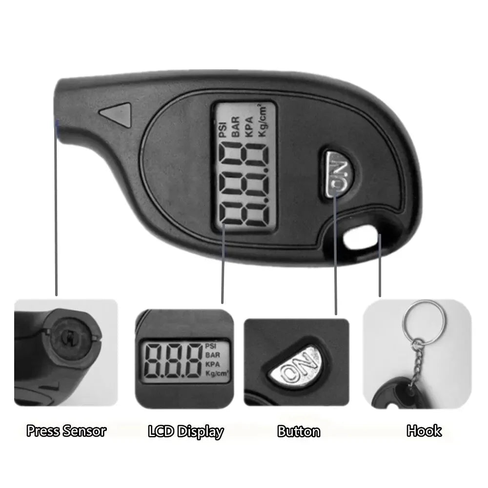 Car Tire Air Pressure Tester