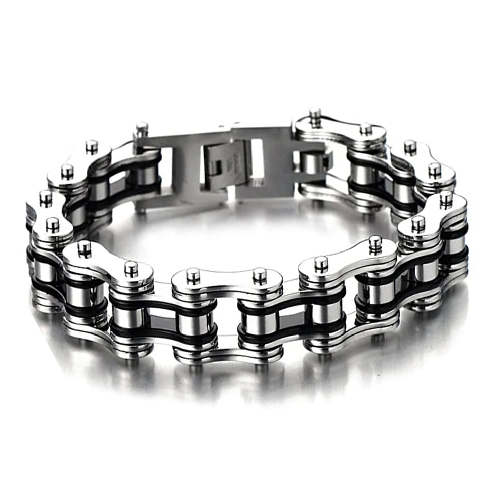 Motorcycle Stainless Steel Chain Bracelet