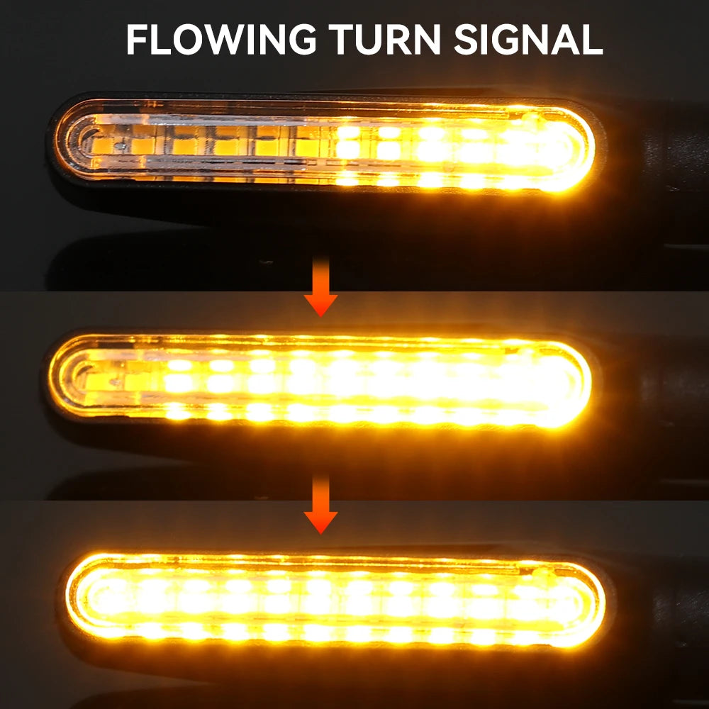 Motorcycle Rear Flowing Led Turn Signals