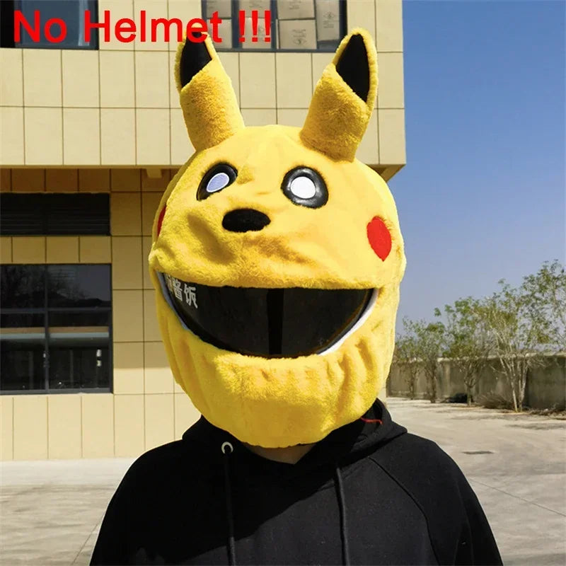 Motorcycle Helmet Cartoons Plush Helmet Cover