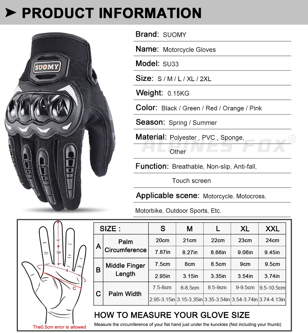 VEMAR Summer Motorcycle Gloves