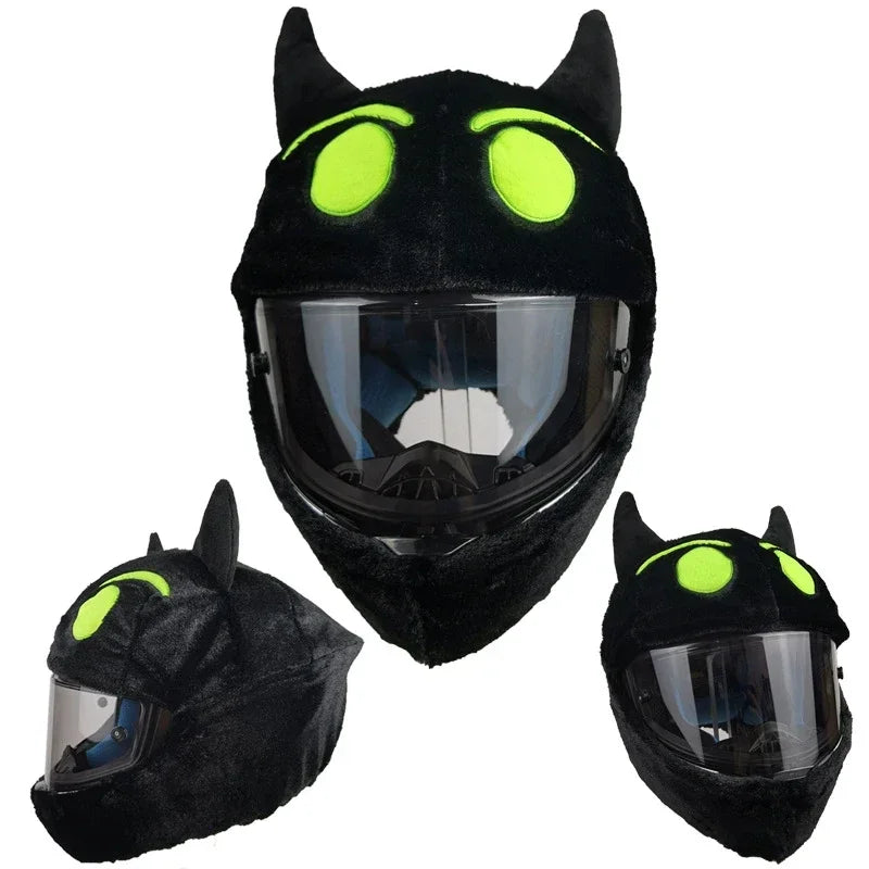 Motorcycle Helmet Cartoons Plush Helmet Cover
