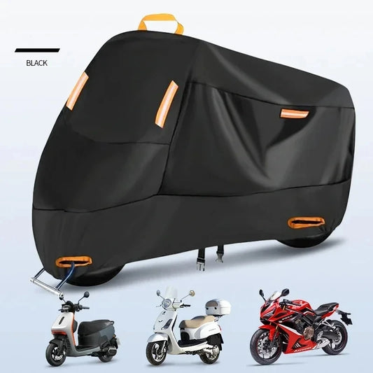 Outdoor Motorcycle Waterproof Thickened Polyester Cover