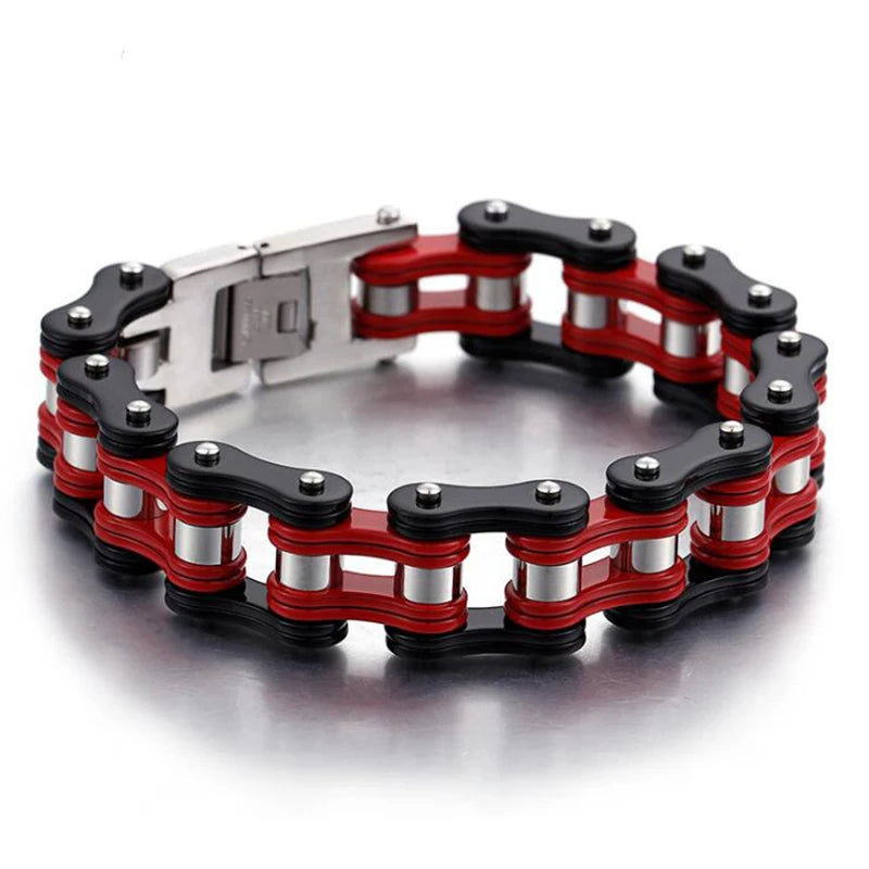 Motorcycle Stainless Steel Chain Bracelet