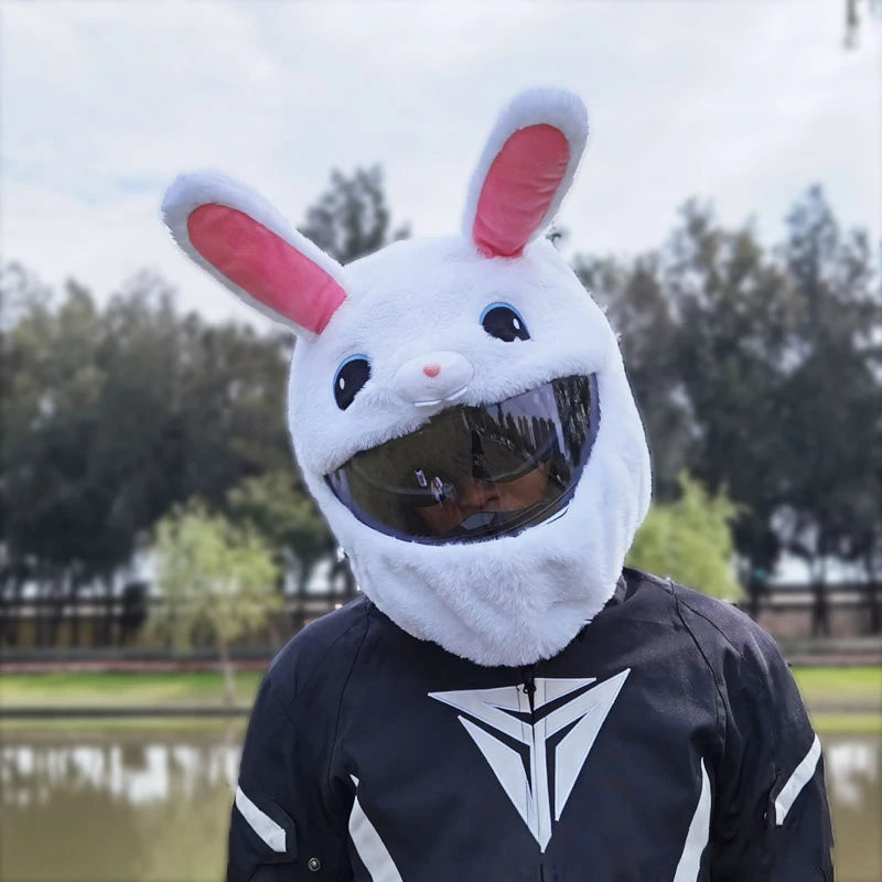 Motorcycle Helmet Cartoons Plush Helmet Cover