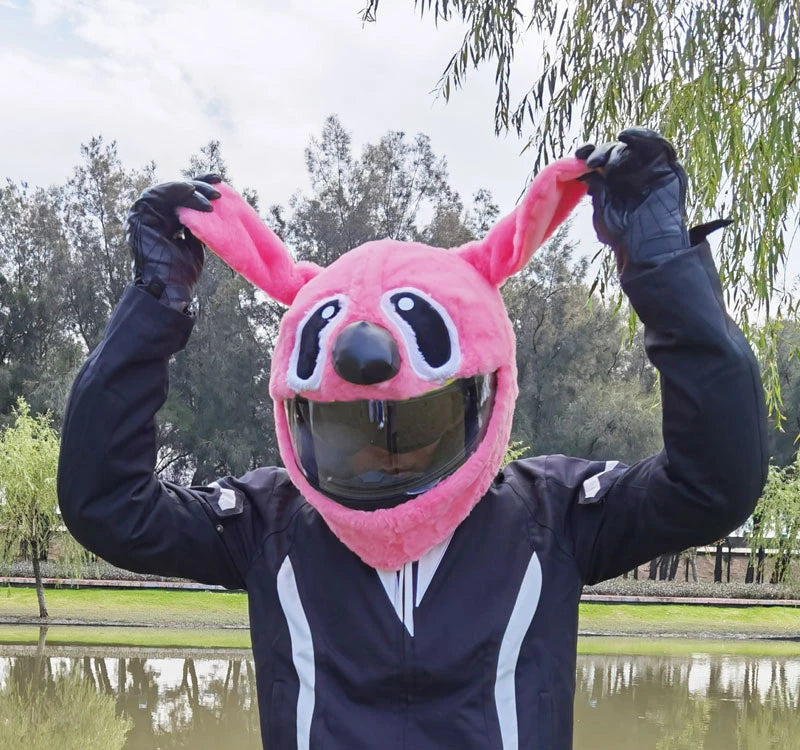 Motorcycle Helmet Cartoons Plush Helmet Cover