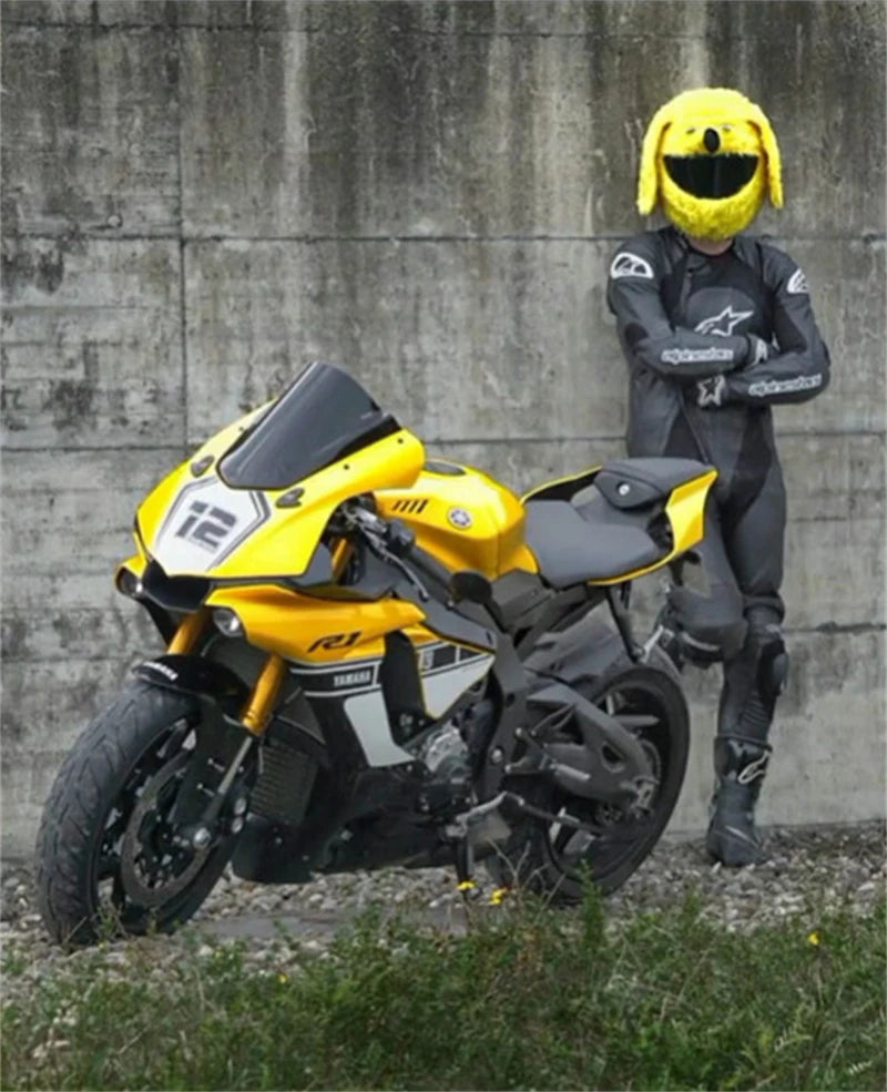 Motorcycle Helmet Cartoons Plush Helmet Cover