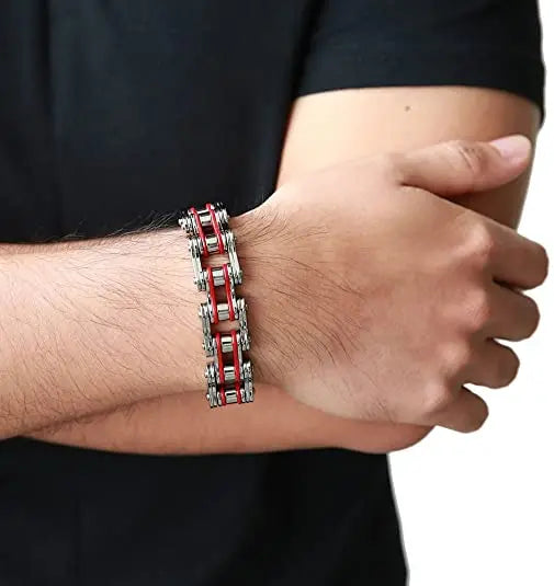 Motorcycle Stainless Steel Chain Bracelet