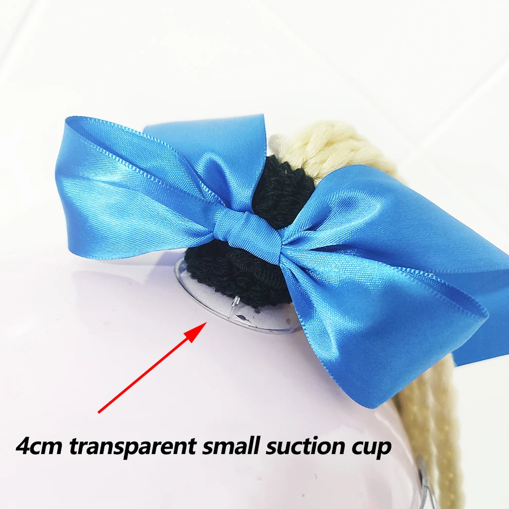 Jumbo Braids Ponytail For Motorcycle Helmet