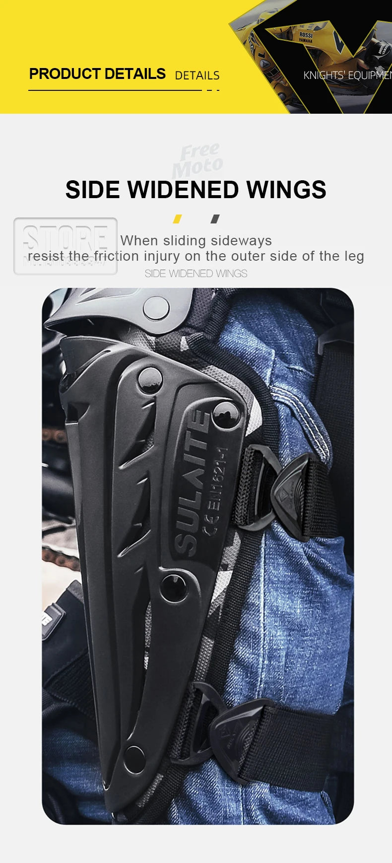 Motocross Knee/Elbow Pads Protection Gear